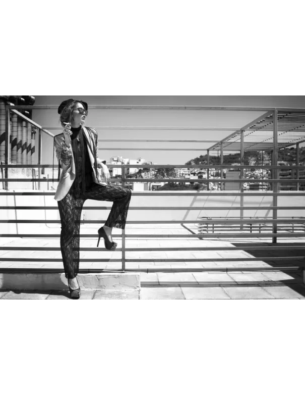 Printed Chiffon Dress