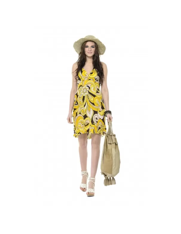 Printed Chiffon Dress