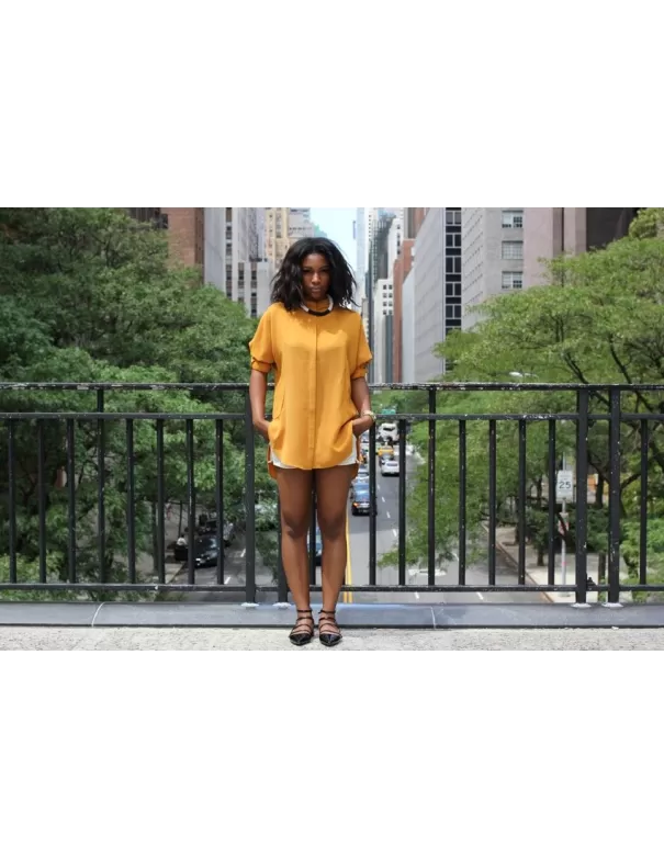 Printed Chiffon Dress